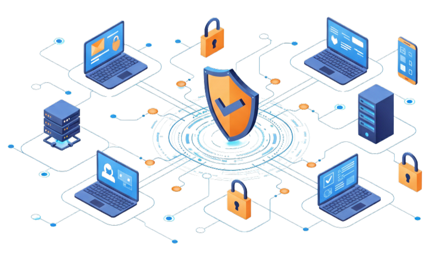 Clean, modern office space